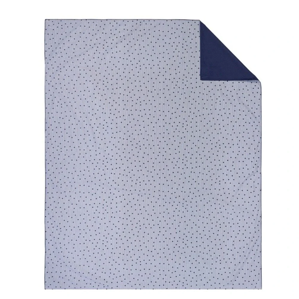 Pottery Barn Kids Flocked Star Duvet Cover